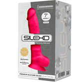 SILEXD - MODEL 1 REALISTIC PENIS PREMIUM SILEXPAN SILICONE FUCHSIA 17.5 CM